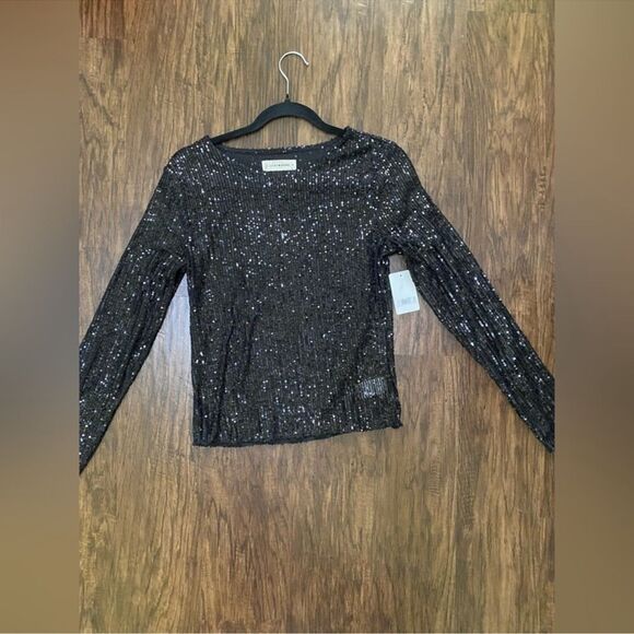 Lucky Brand Tops - Lucky brand sequin knit tops size M